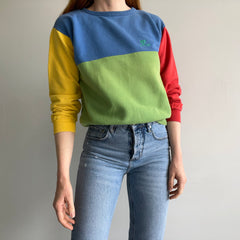 1980s Made in Italy - Le Club - Color Block Sweatshirt