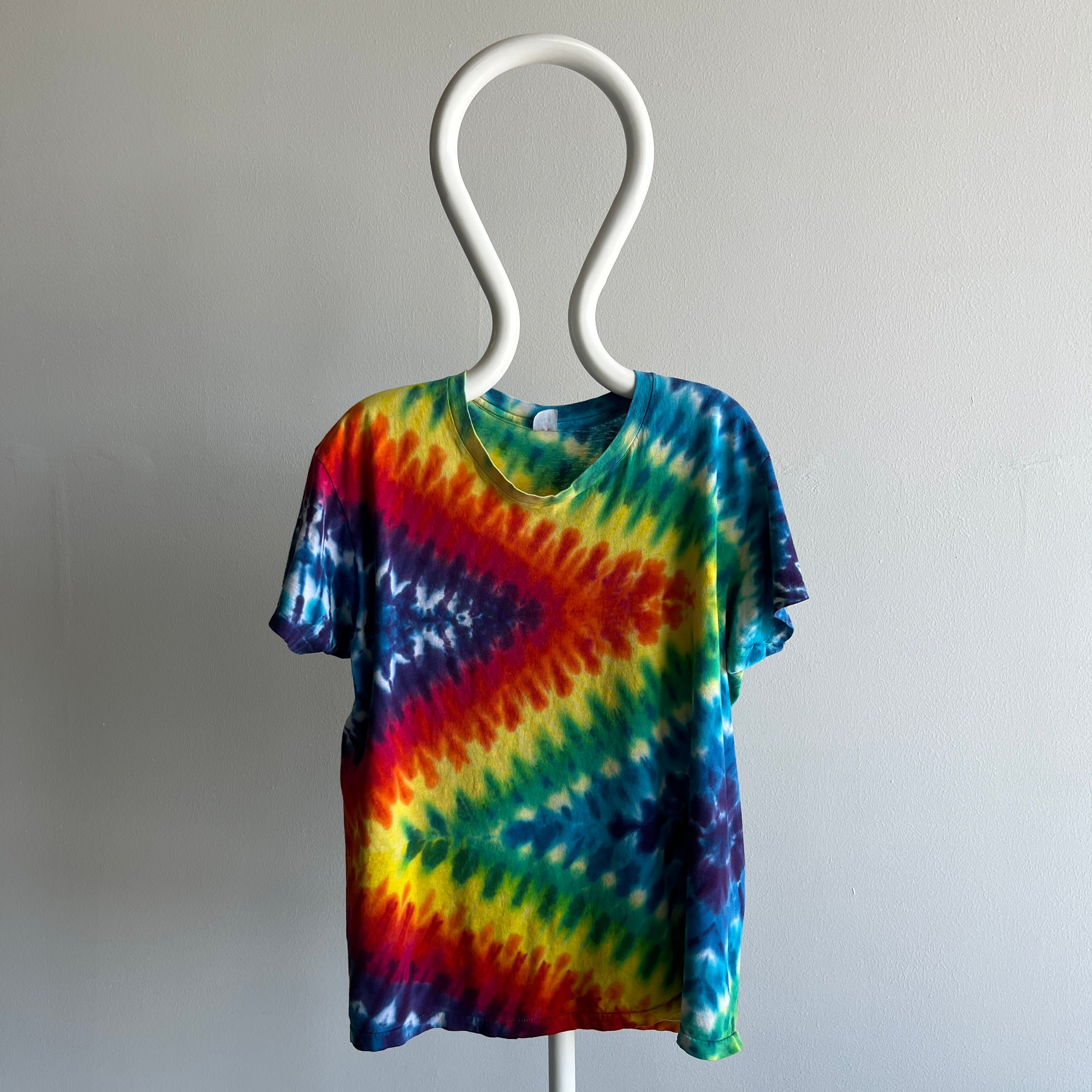 1980s DIY Tie Dye Cotton T-Shirt by Hanes