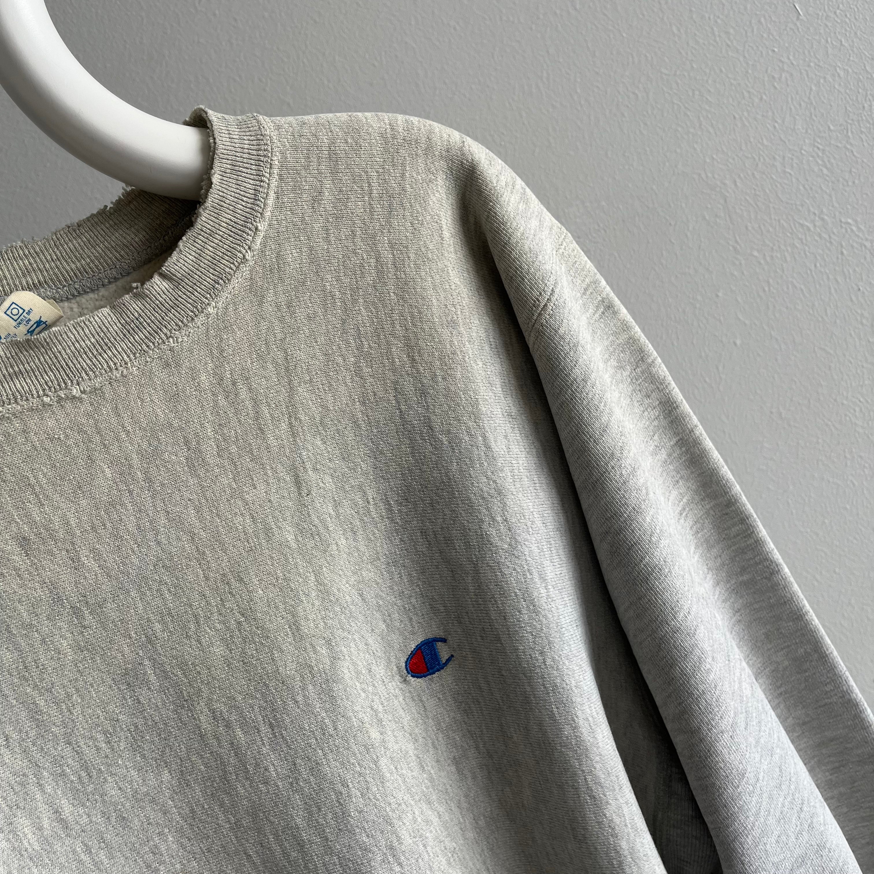 1980s Thrashed Beyond Champion Brand Reverse Weave Sweatshirt