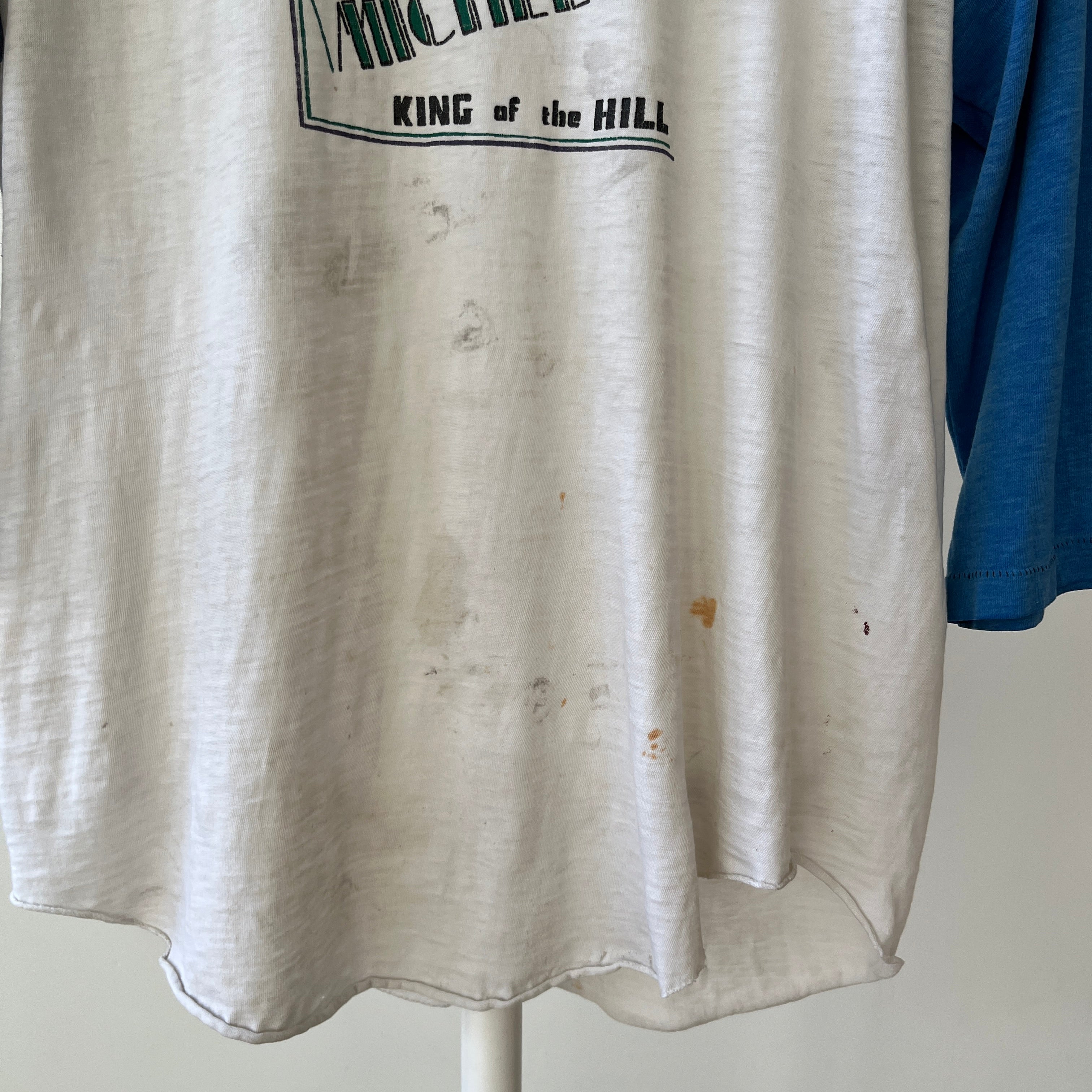 1983 Michelson King Of The Hill Champions Baseball T Shirt