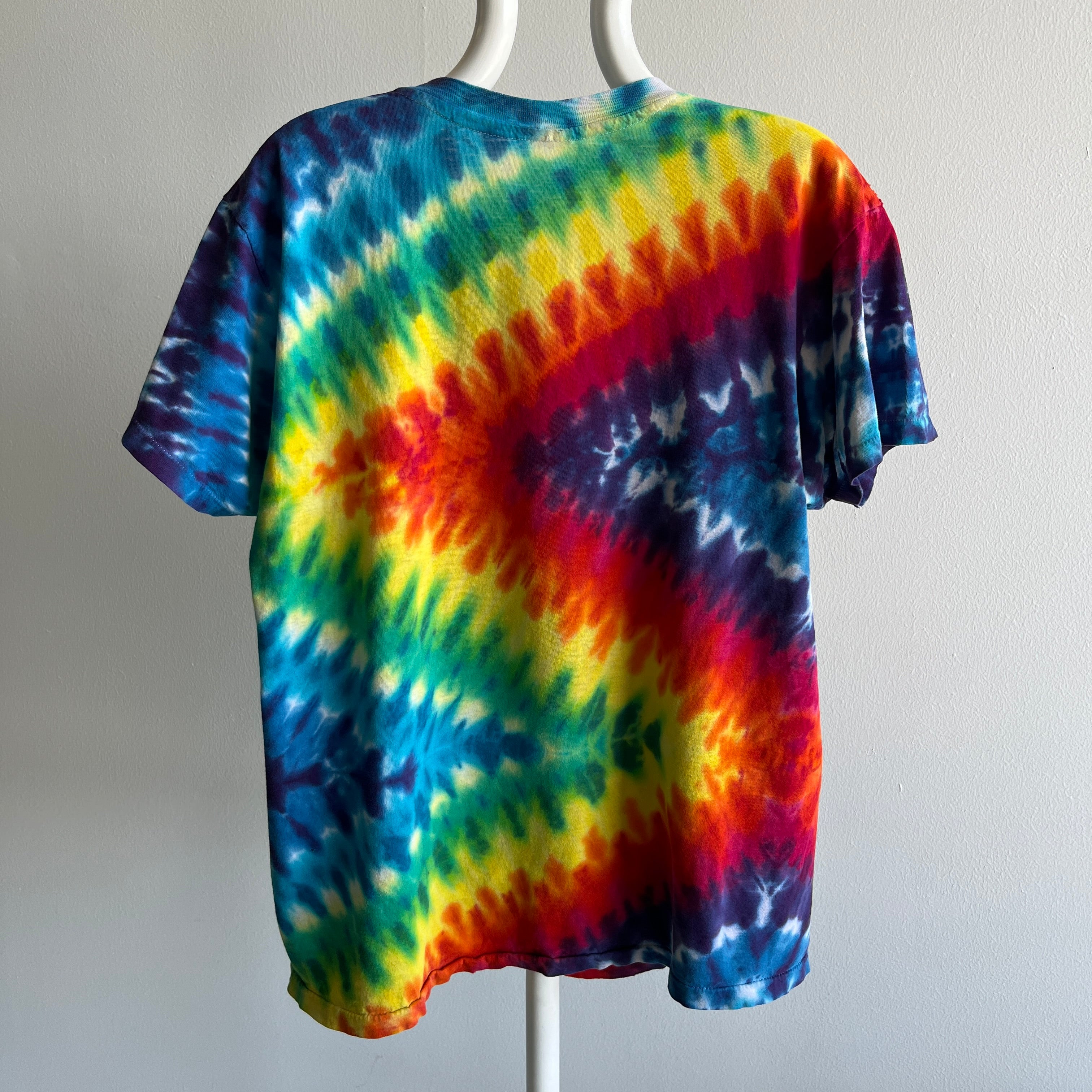1980s DIY Tie Dye Cotton T-Shirt by Hanes