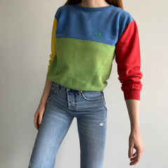 1980s Made in Italy - Le Club - Color Block Sweatshirt