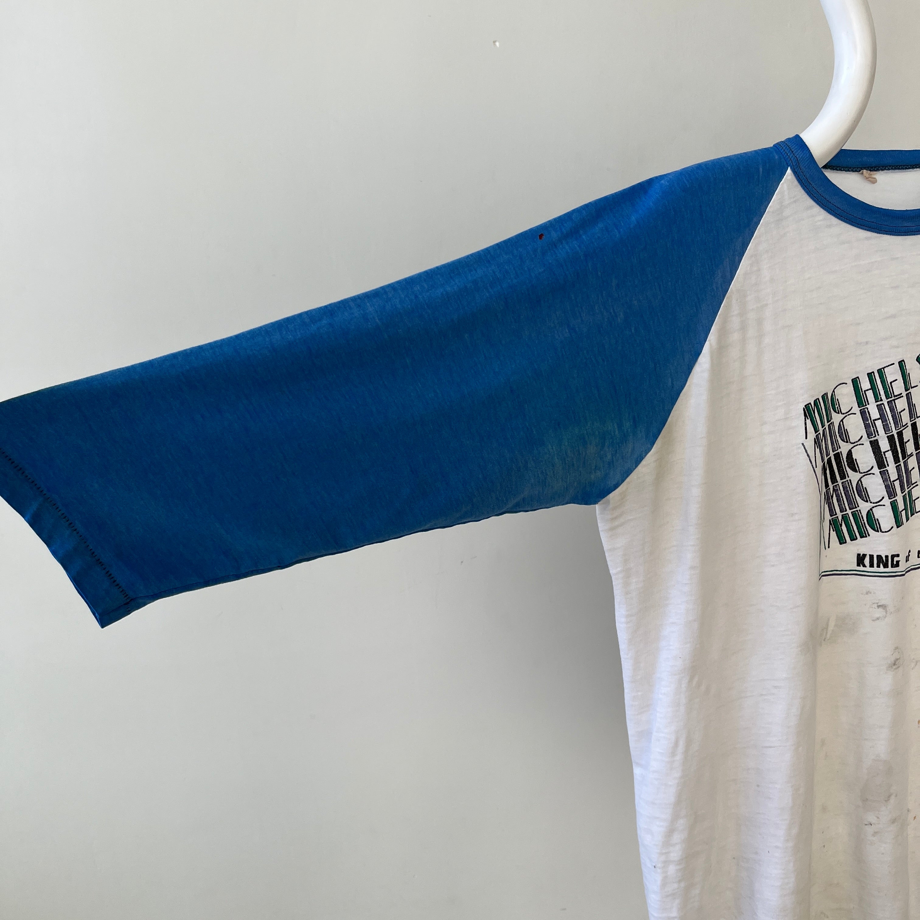 1983 Michelson King Of The Hill Champions Baseball T Shirt