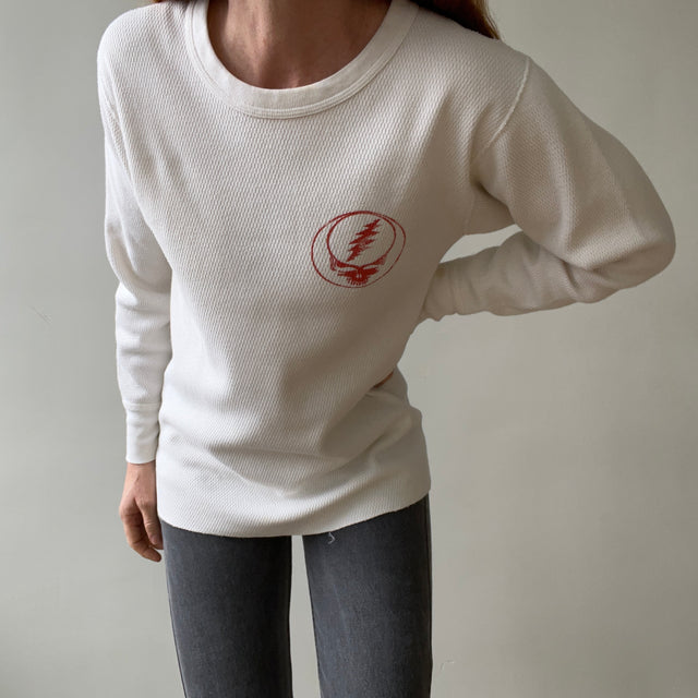 1990s Grateful Dead White Thermal Shirt