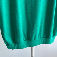 1980s Teal Dolman-esque Super Duper Slouchy Sweatshirt/Shirt