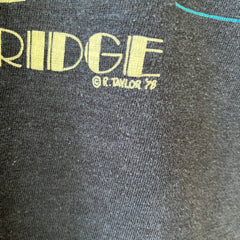 1978 Breckenridge Skier Football Style T Shirt