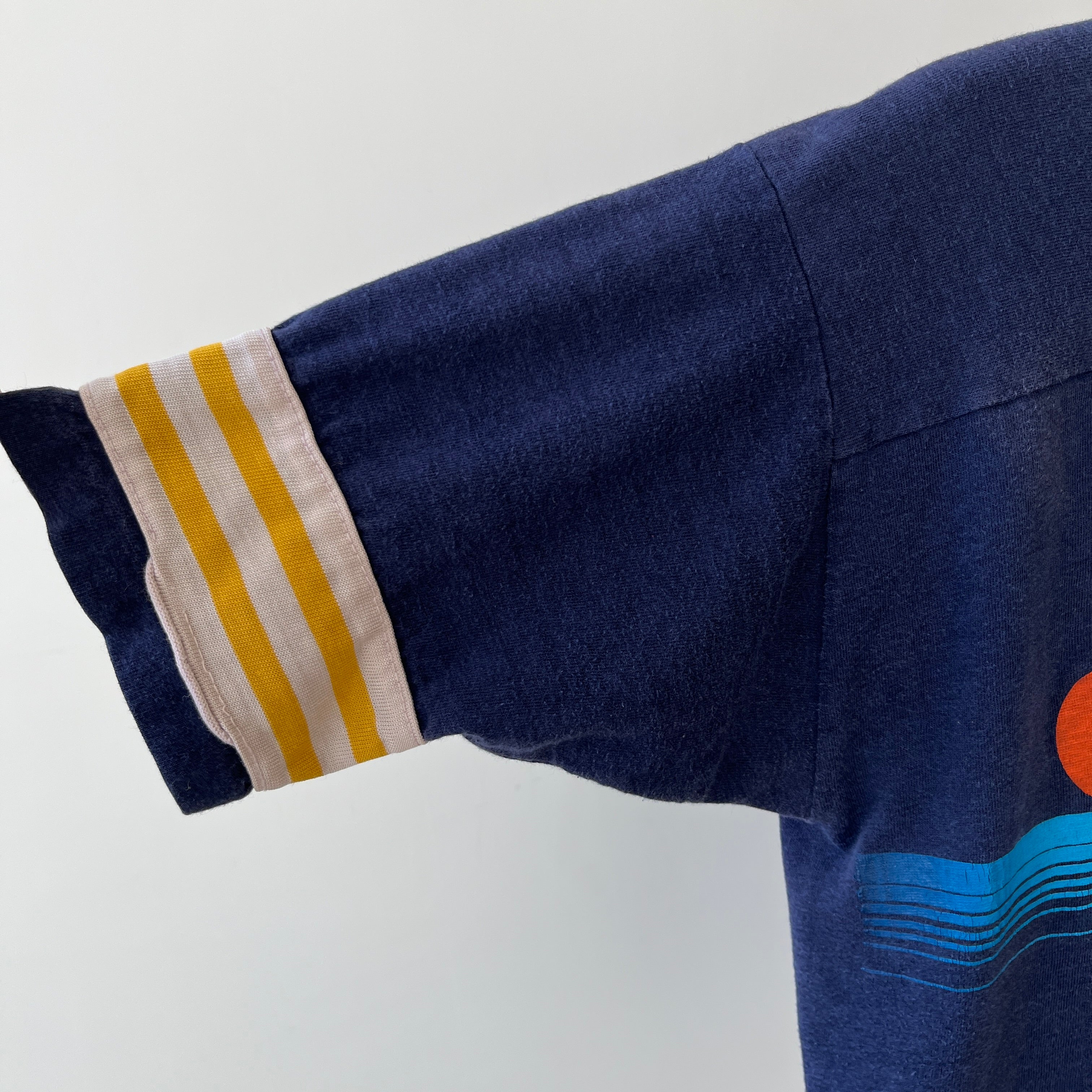 1978 Breckenridge Skier Football Style T Shirt