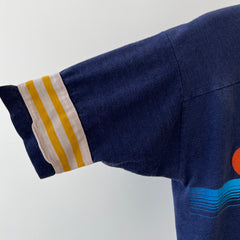 1978 Breckenridge Skier Football Style T Shirt