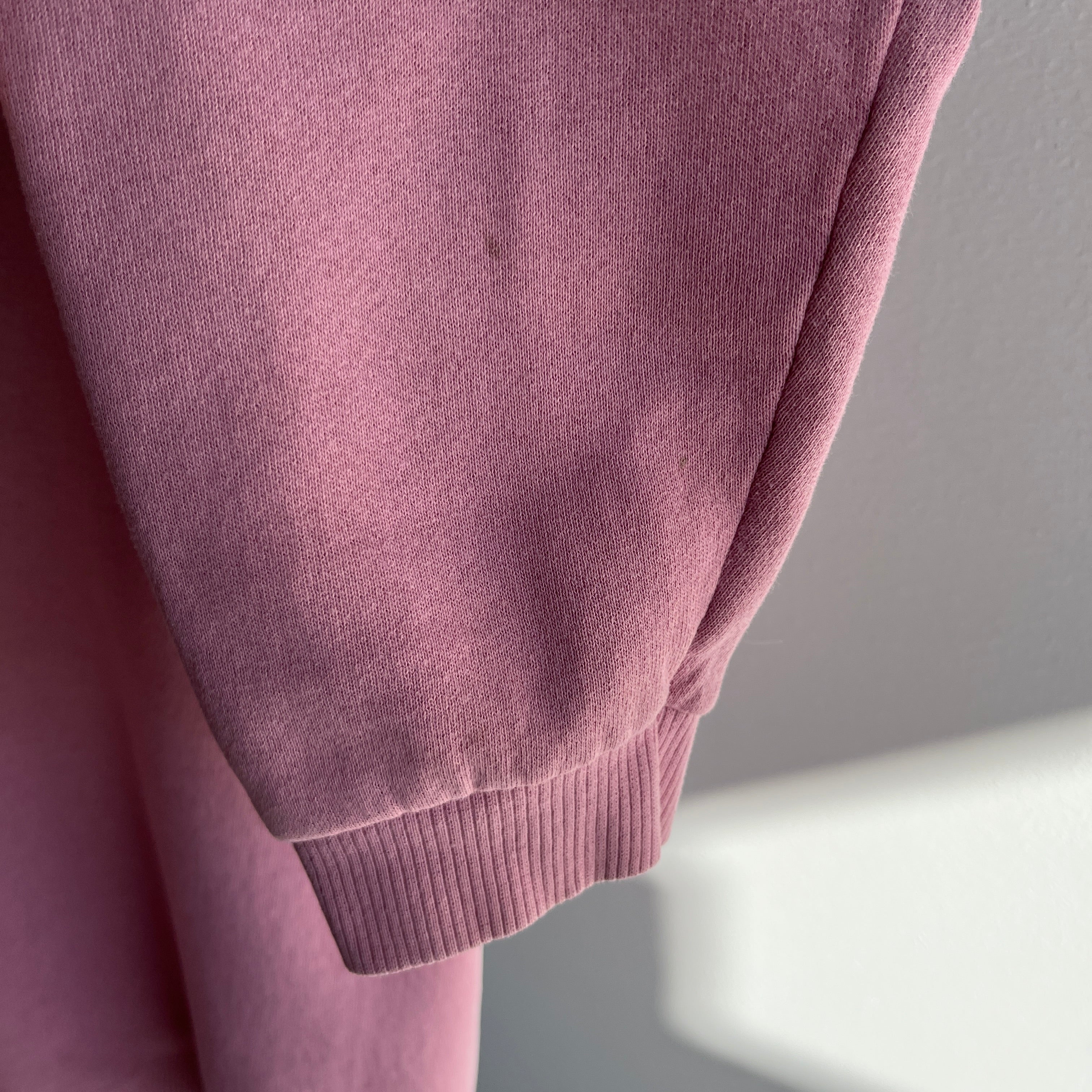 1980s Mauve/Aka Dusty Rose/Aka Bridal Party Dress Pink Sweatshirt