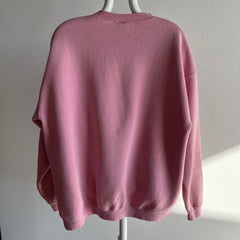 1980s Mauve/Aka Dusty Rose/Aka Bridal Party Dress Pink Sweatshirt