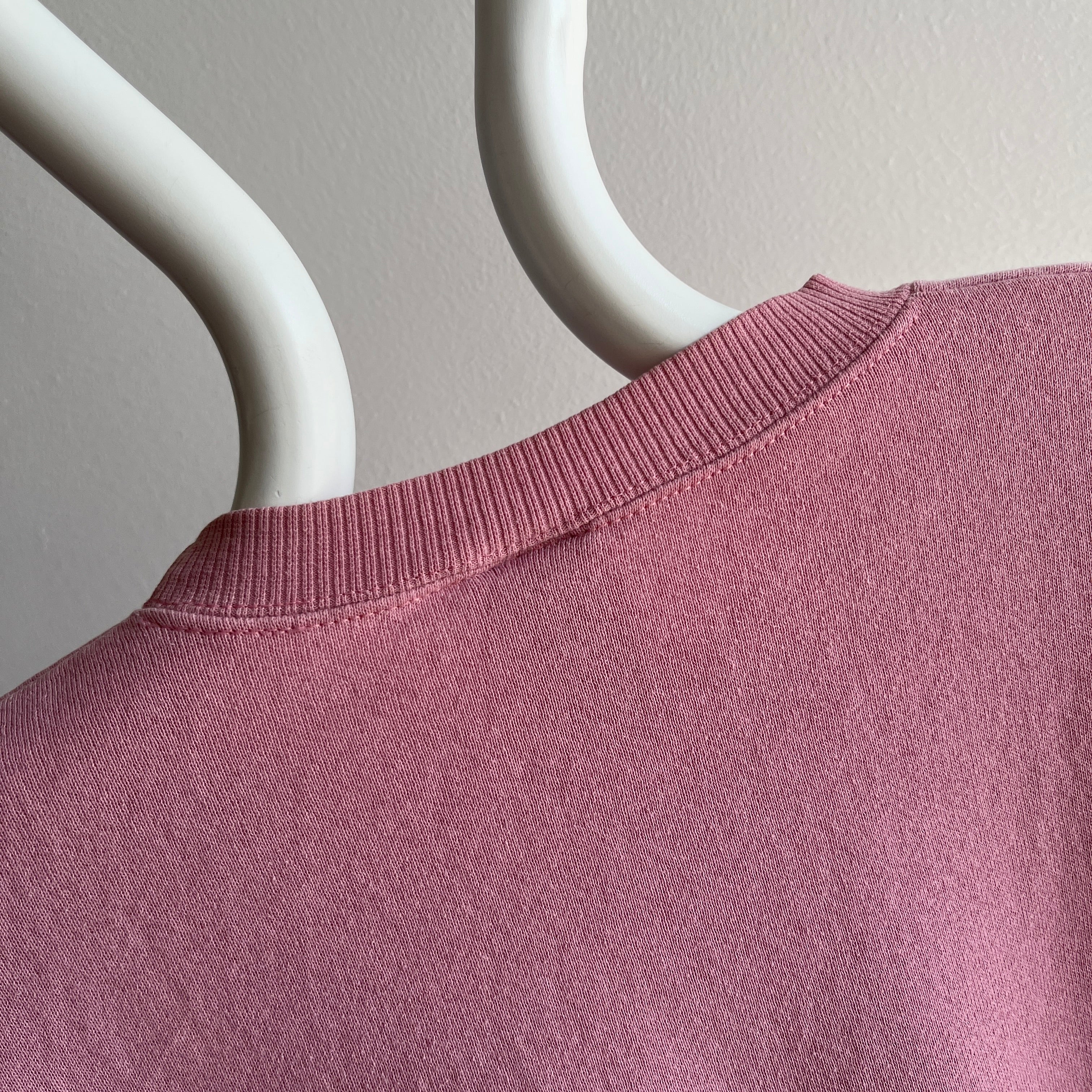 1980s Mauve/Aka Dusty Rose/Aka Bridal Party Dress Pink Sweatshirt