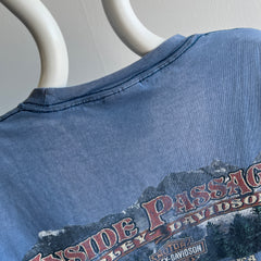2000s Super Sun Faded Front and Backside Harley T-Shirt