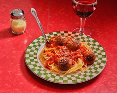 Limited Edition Hot Plate City - Spaghetti and Meatballs with House Red, Palm Springs