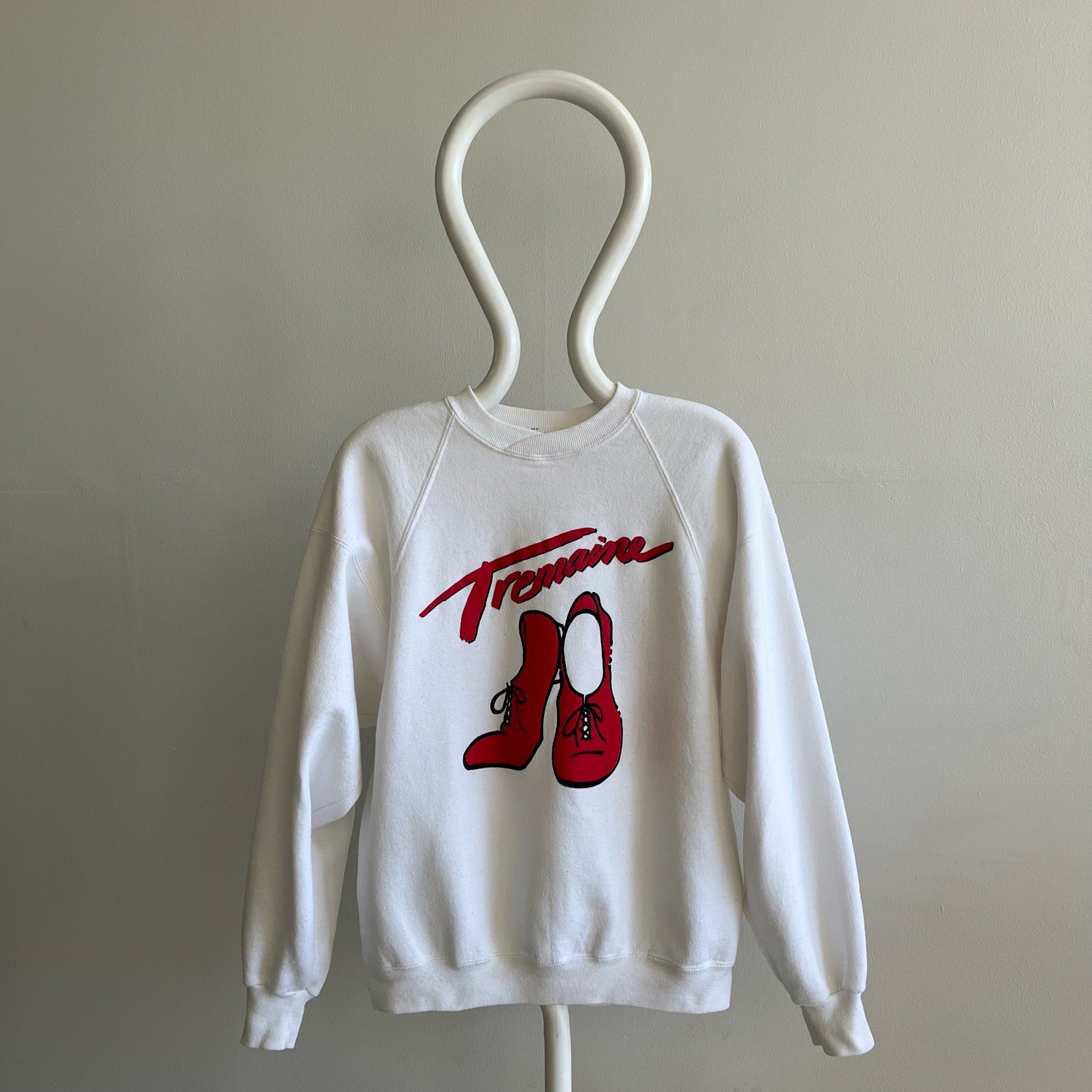 1980s Tremaine Dance - Unique Raglan Sweatshirt by Jerzees