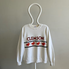 Sweat-shirt Clemson Polo Club des années 1980 par Jerzees