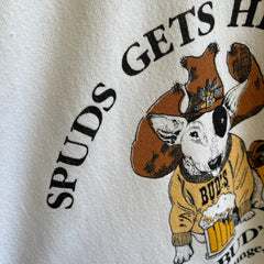 1980s Spuds Gets His Suds at Bud's Sweatshirt - OMFG