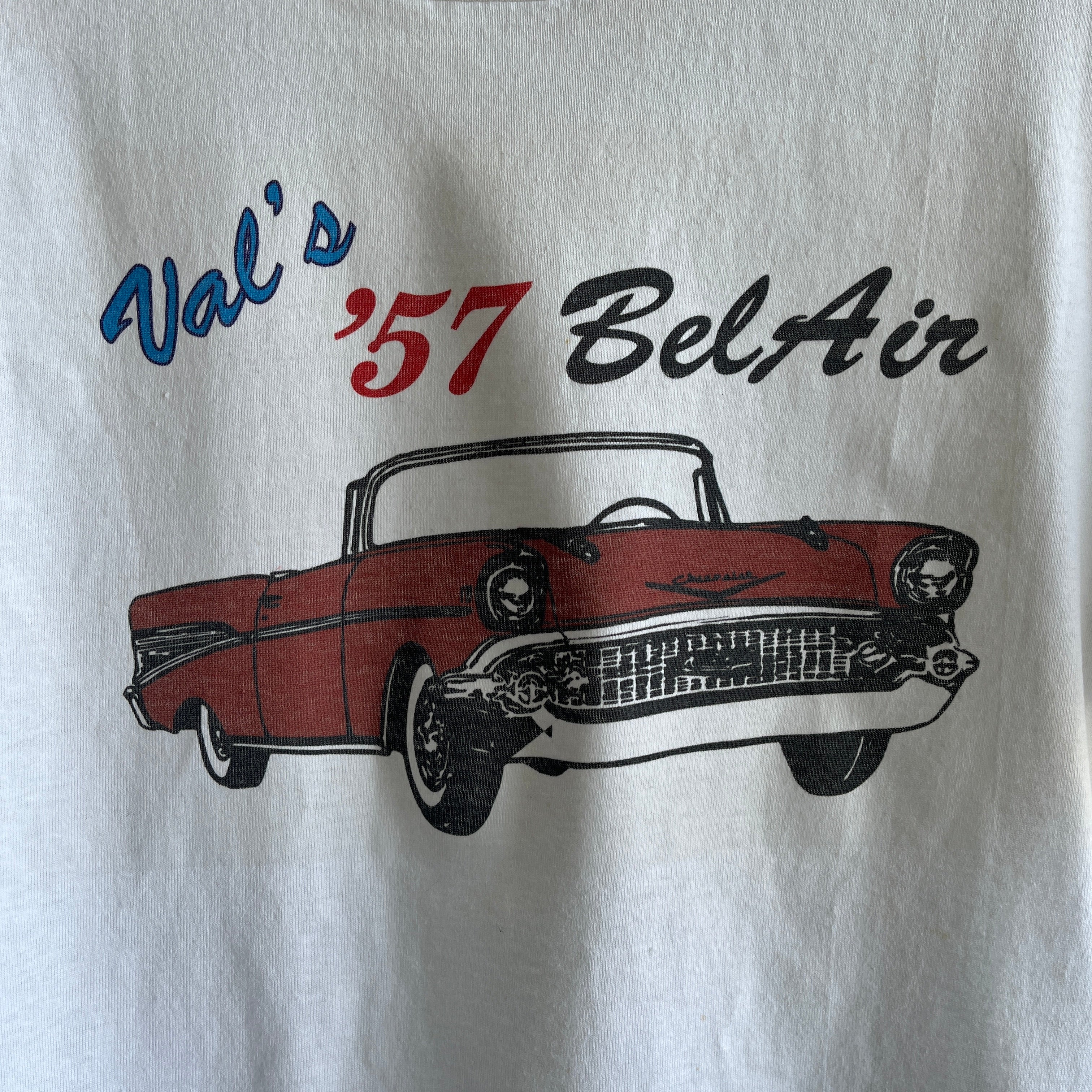 T-shirt Bel Air '57 de Val des années 1980 - Hé Val !