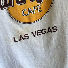 1980s Heavily Stained Las Vegas Hard Rock Cafe T-Shirt USA Made