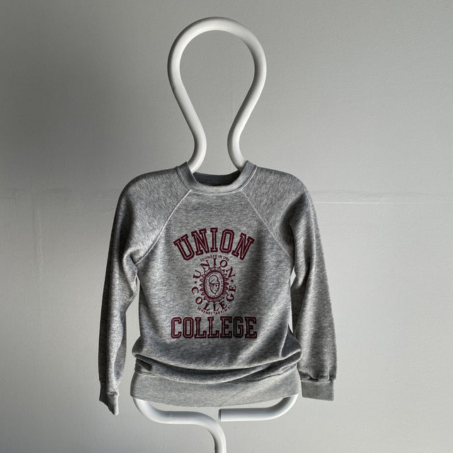 Sweat-shirt Union College des années 1980 par Artex