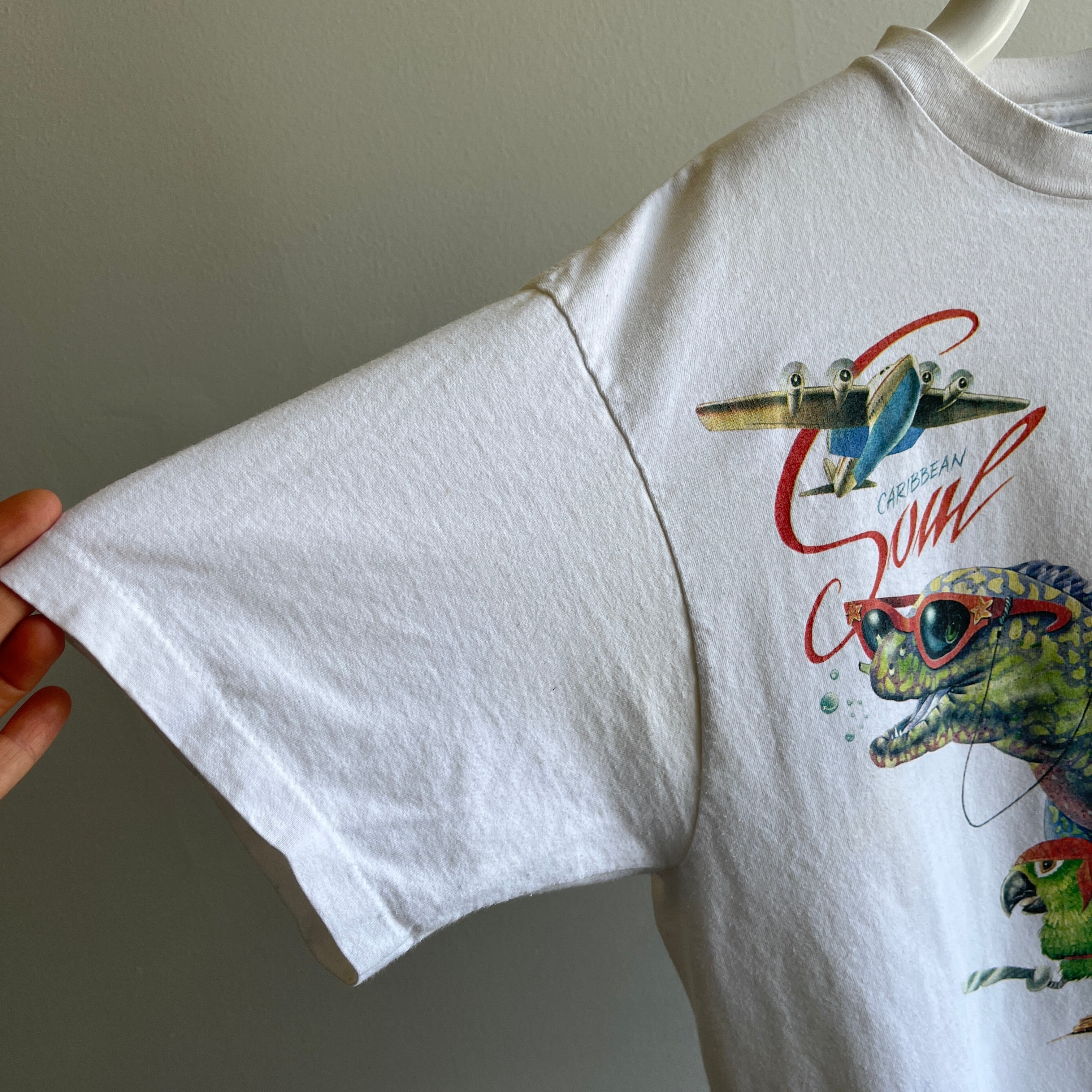 1994 Caribbean Soul Jimmy Buffet Margaritaville T-Shirt - Front and Back
