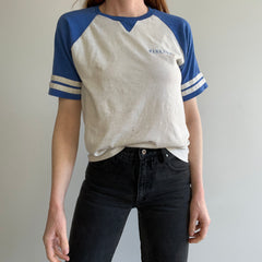 GG 1970s Blue Nun Wine Super Stained Baseball T-Shirt