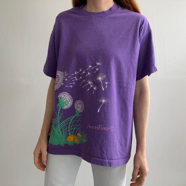 1992 AmeriFlora Dandelion T-shirt enveloppant