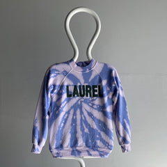 Sweat-shirt tie-dye Laurel des années 1980