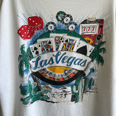 1998 Las Vegas T-shirt avec poche à col en V - WOW !