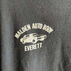 1970s Malden Auto Body Everett - Personal Collection T-Shirt - Hi-Cru Stedman
