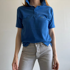 1980s Le Tigre Bright Blue Polo T-Shirt - USA MADE