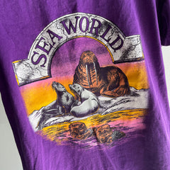 T-shirt du monde marin des années 1980