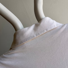 GG 1980s Soft White Collared T-Shirt