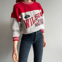 1990s Color Block Wilson Sweatshirt  (that belonged to marvin)