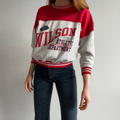 1990s Color Block Wilson Sweatshirt  (that belonged to marvin)