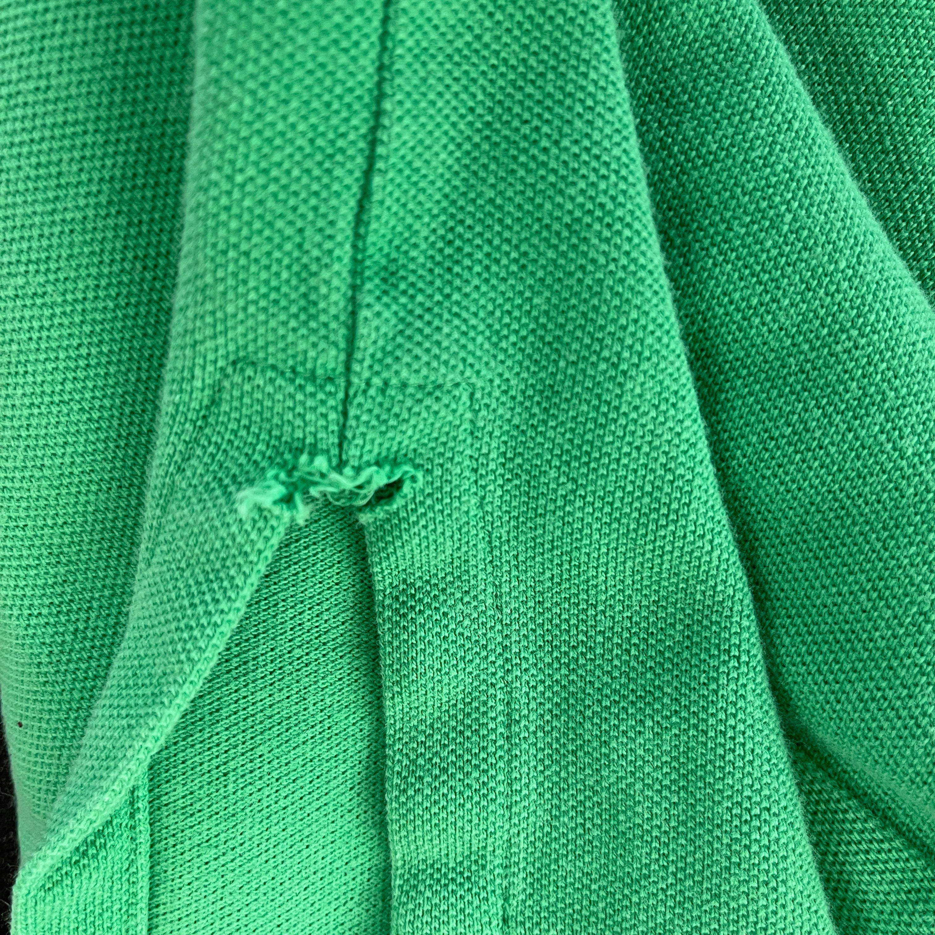 1990s/2000s Dark Seafoam Green Ralph Lauren Polo Shirt