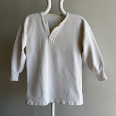 1960/80s XS Henley Sweatshirt/Shirt
