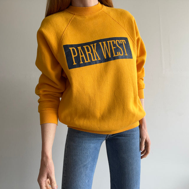 1970s "Park West 100% ER" Heavyweight Sweatshirt