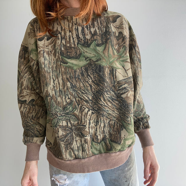 1990s Cotton Hunting Camo Sweatshirt/Shirt