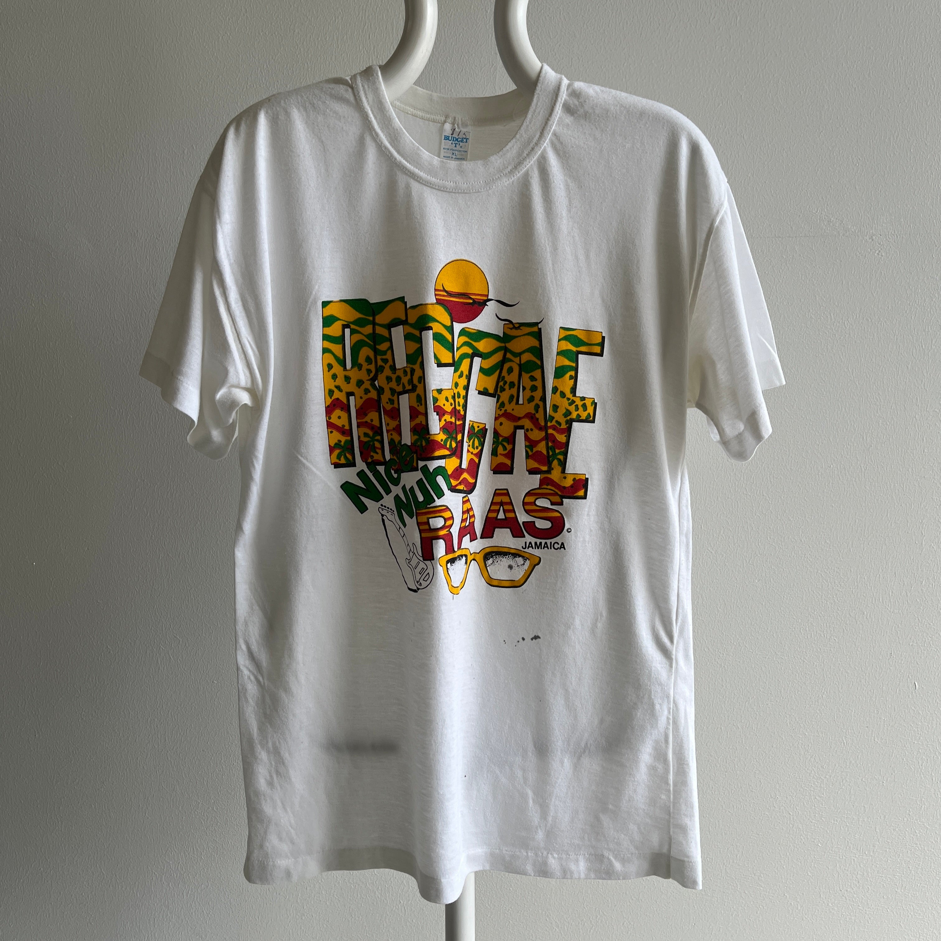 T-shirt touristique Reggae Jamaica des années 1980 - SI DOUX !