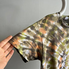 1980s RAD DIY Neutral Colored Tie Dye T-Shirt by Hanes