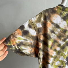 1980s RAD DIY Neutral Colored Tie Dye T-Shirt by Hanes