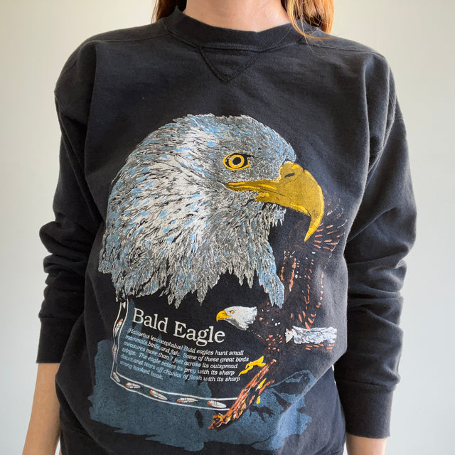 1980s Eagle Sweatshirt by Discus - Cool Cut!