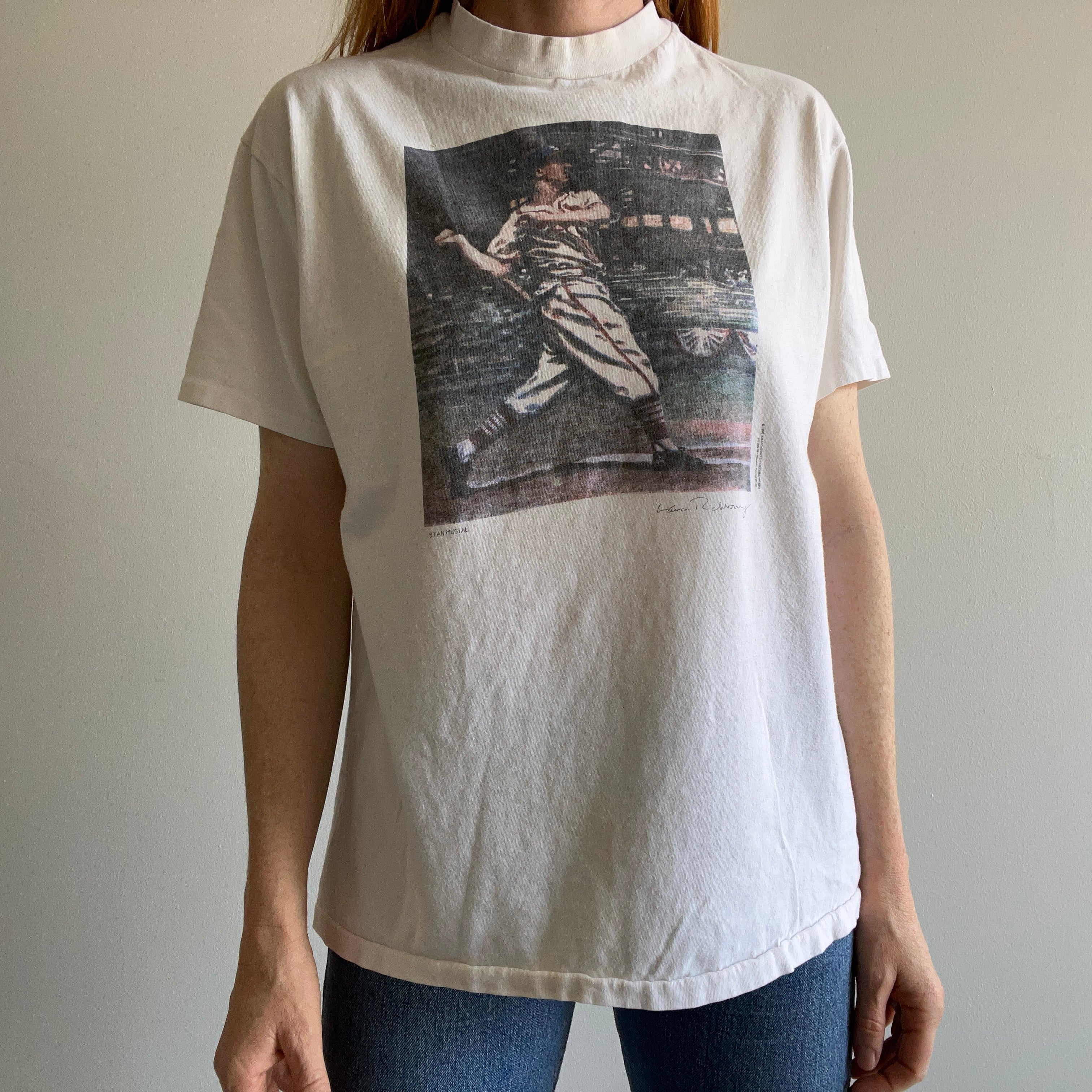 1990 Stan The Man (Musial) St. Louis Cardinals T-Shirt