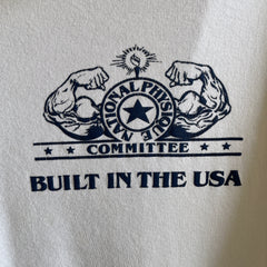 T-shirt en tricot Muscleman du Comité national de physique des années 1980 