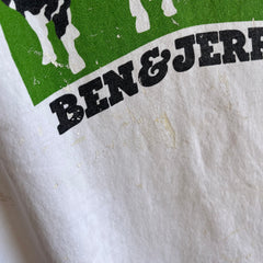 1992 Paint Stained Ben et Jerry's Paint T-shirt en coton par Anvil