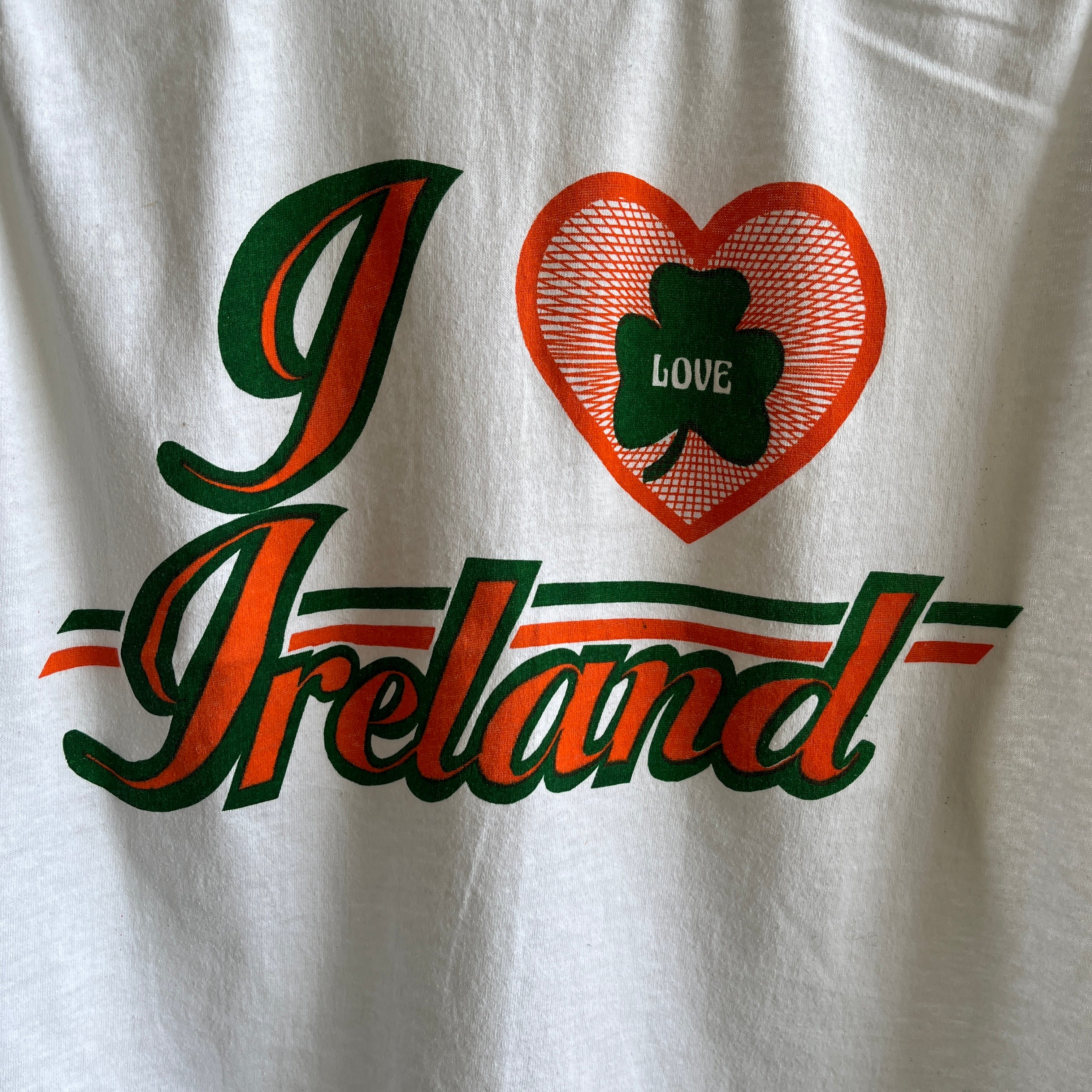 1980s Screen Stars I Heart Ireland Soft Tourist Débardeur