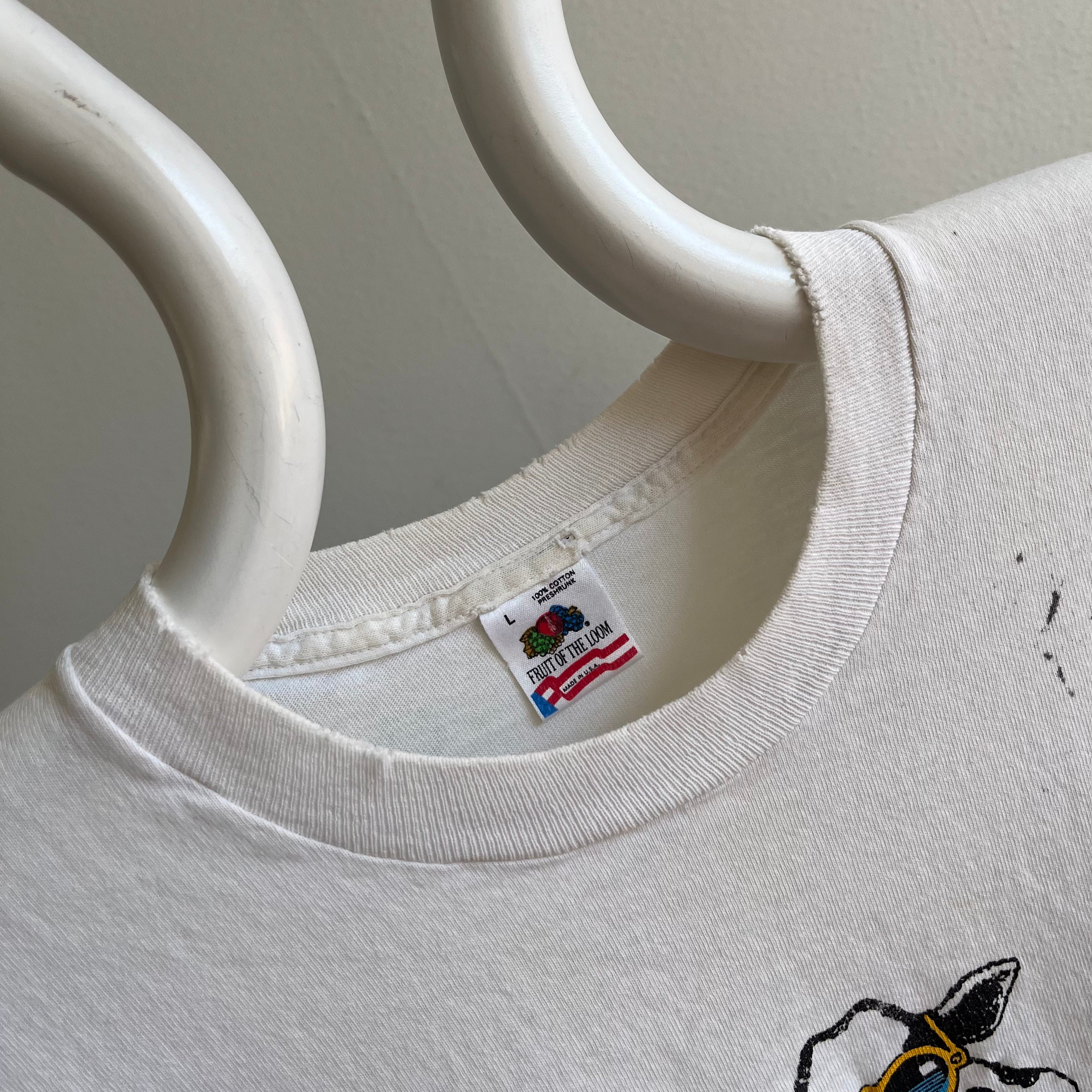 T-shirt Mooning Cow 1988 (le dos)