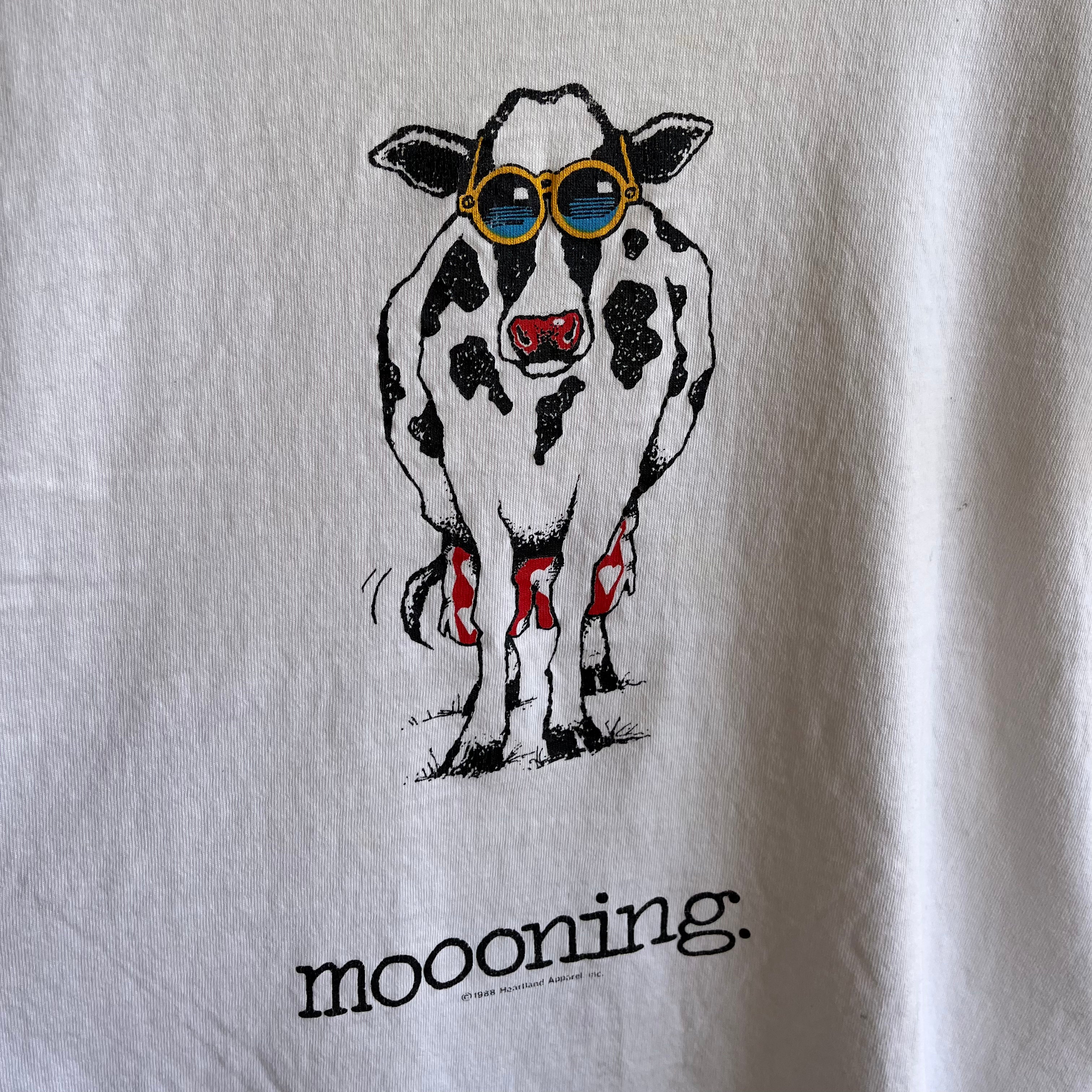 1988 Mooning Cow T-Shirt (the backside)