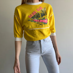 1980s XS River Run Fun 1/2 Sleeve Sweatshirt