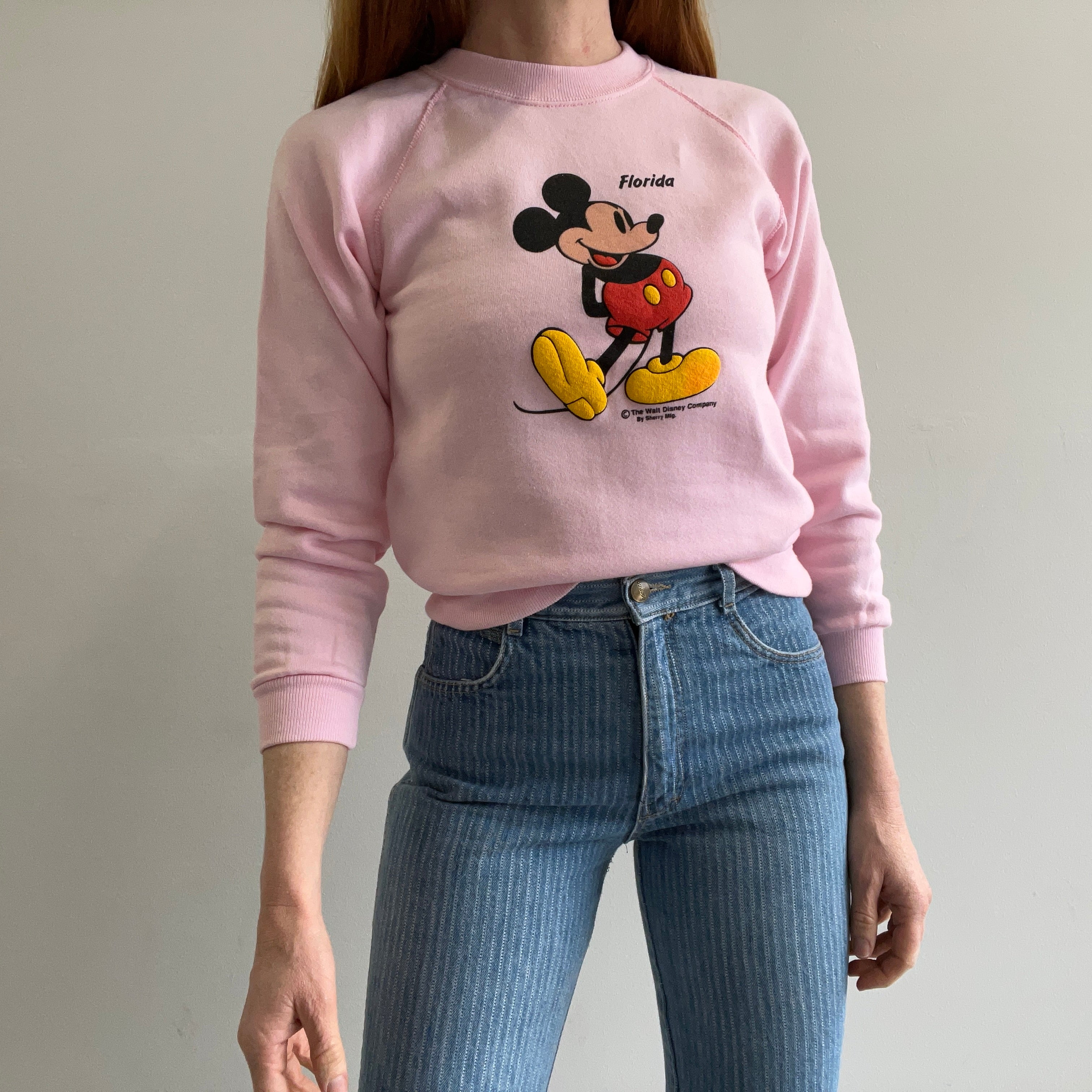 1980s Mickey Mouse Smaller Sized Sweatshirt